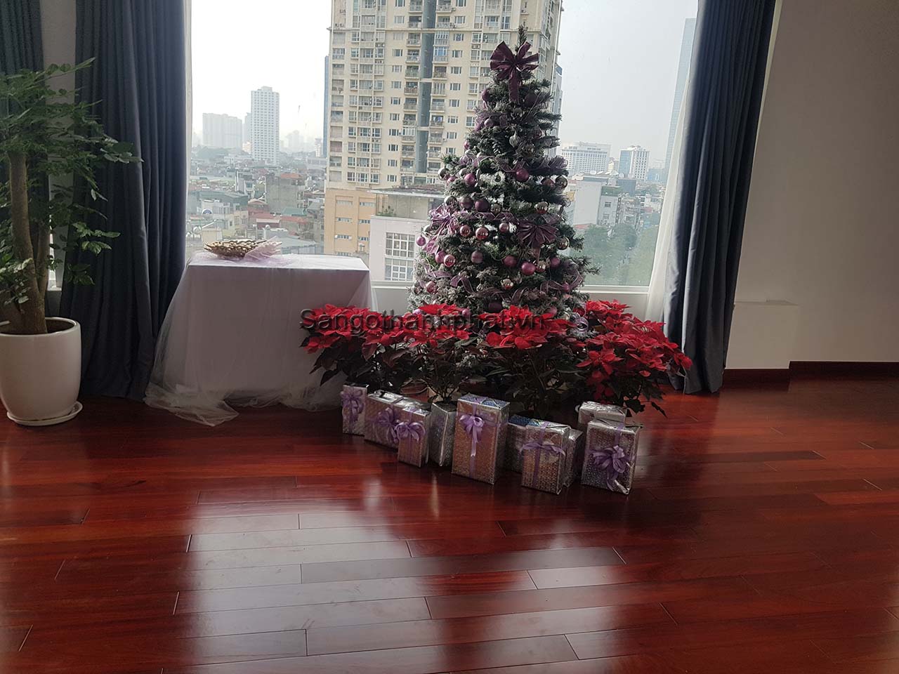 Sàn gỗ Hương đỏ có mùi thơm nhẹ trong suốt quá trình sử dụng