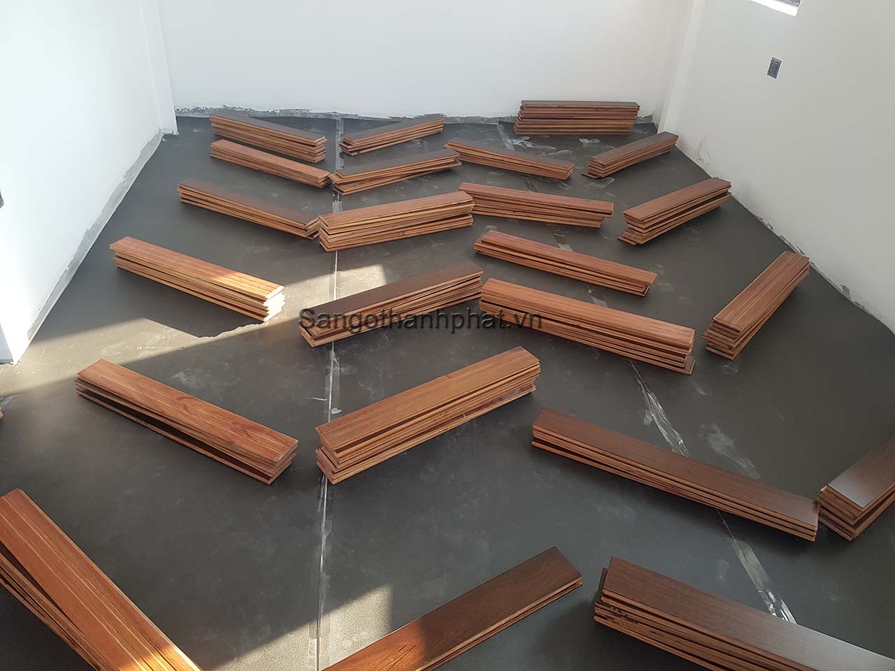 Thi công lắp đặt sàn gõ Nam Phi